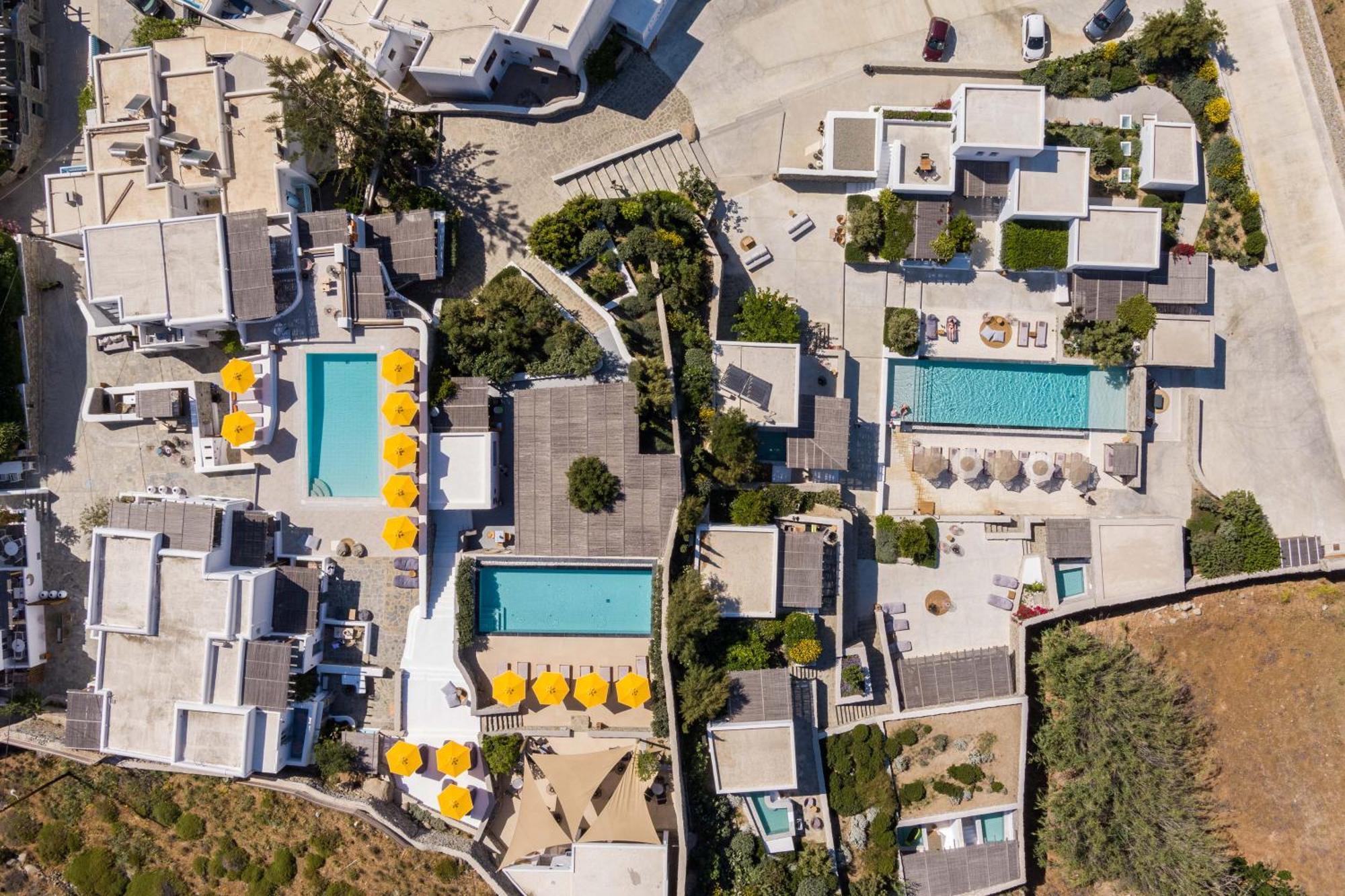 Готель Mykonos Drops Platys Gialos  Екстер'єр фото