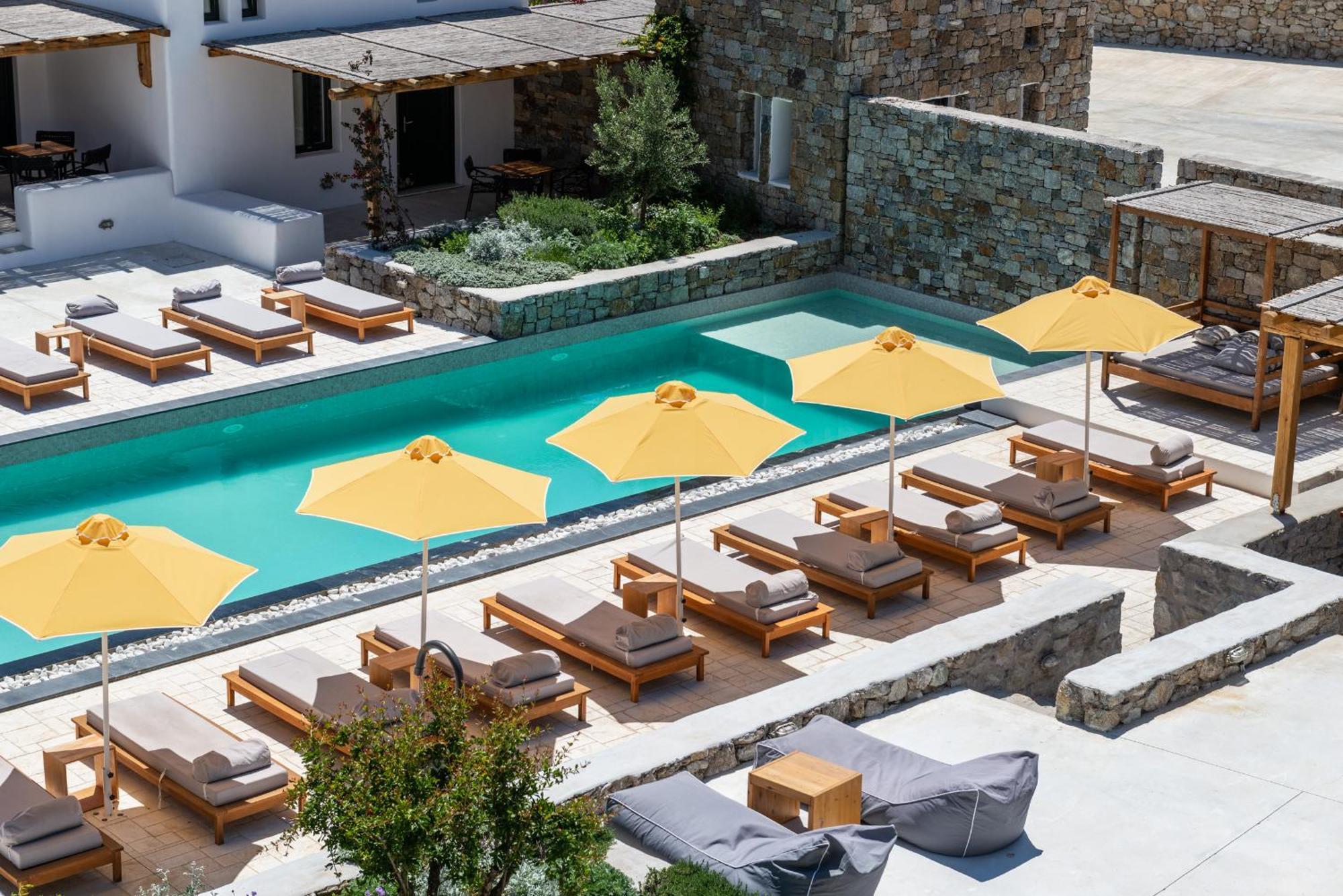 Готель Mykonos Drops Platys Gialos  Екстер'єр фото